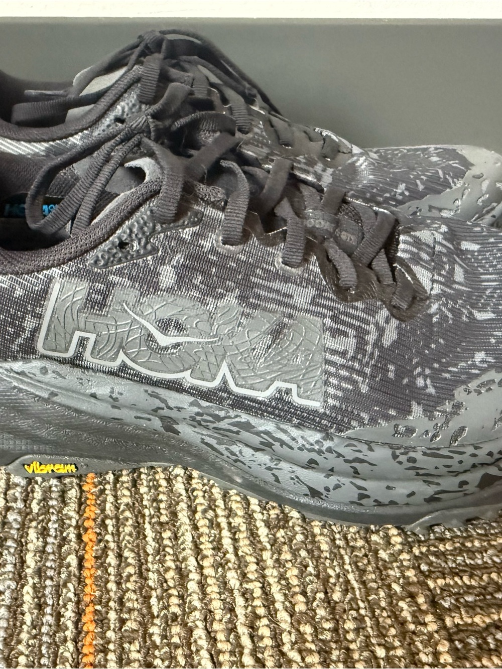 Hoka Women's Trail Running Shoes - Black/Gray